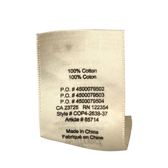 𝅺 Wilfred Hollande Blouse Light Blue Off Shoulder Ruffle Women's Blouse size XS - Picture 8 of 8